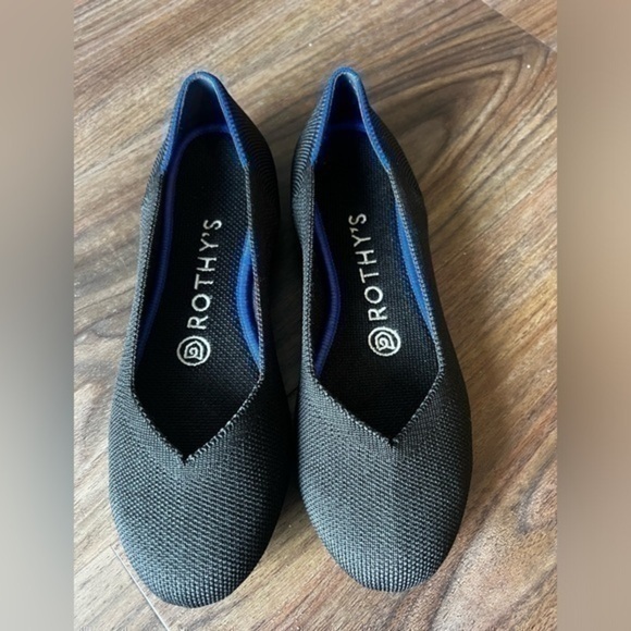 Rothy's The Flat Round Toe Shoe in Black